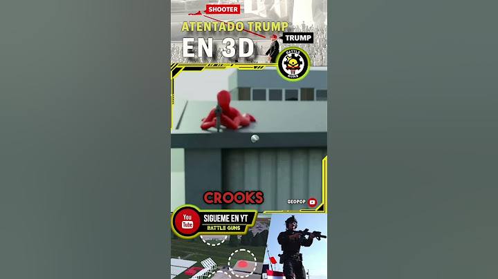 Trump ATTACK recreation in 3D