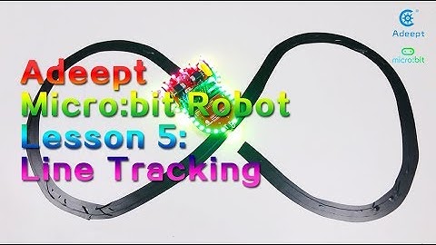 Adeept BBC Microbit Robot Starry:Bit - Lesson 5: Line Tracking