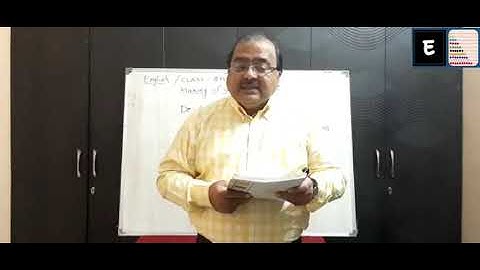 Class 8th, English, Chapter 2. Making of A Missile Man (Lecture 5)