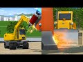 Strong Heavy Vehicles Episodes | Heavy Vehicles defeat the villains! | Tayo the little bus