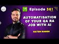 Automatisation of your QA RA job with AI