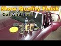 How To Cut And Buff - Wet Sand To Remove Paint Runs & Orange Peel In Clear Coat - Box Chevy Caprice