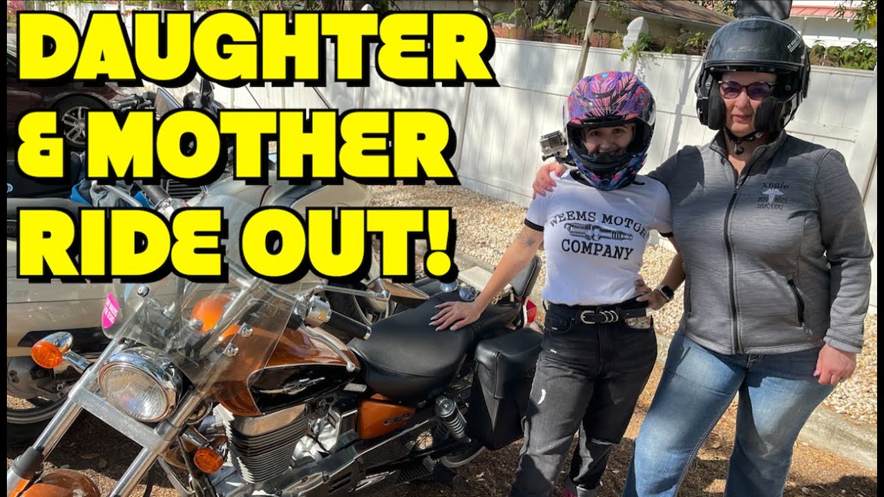 RIDING MOTORCYCLES WITH MY MOM! - YouTube