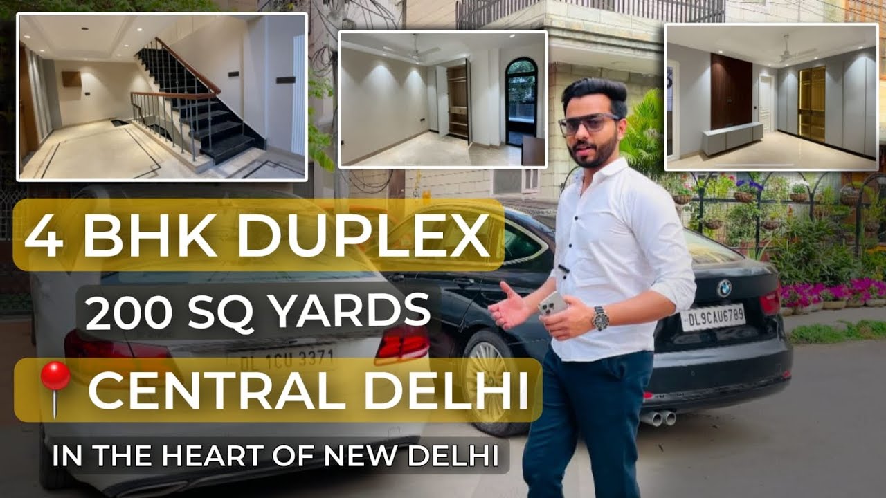 4 BHK Duplex in Central Delhi | Builder Floor in Central Delhi | Luxury Builder Floors | 200 Sq Yard