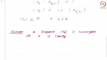 The Cauchy Criterion #ch38sp #swayamprabha