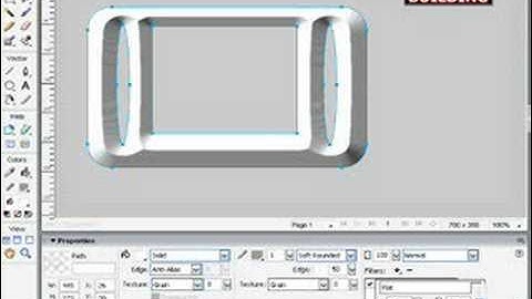 3D Bevel effect in Adobe Fireworks CS3