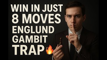 Win in Just 8 Moves! | Englund Gambit Trap 😱🔥