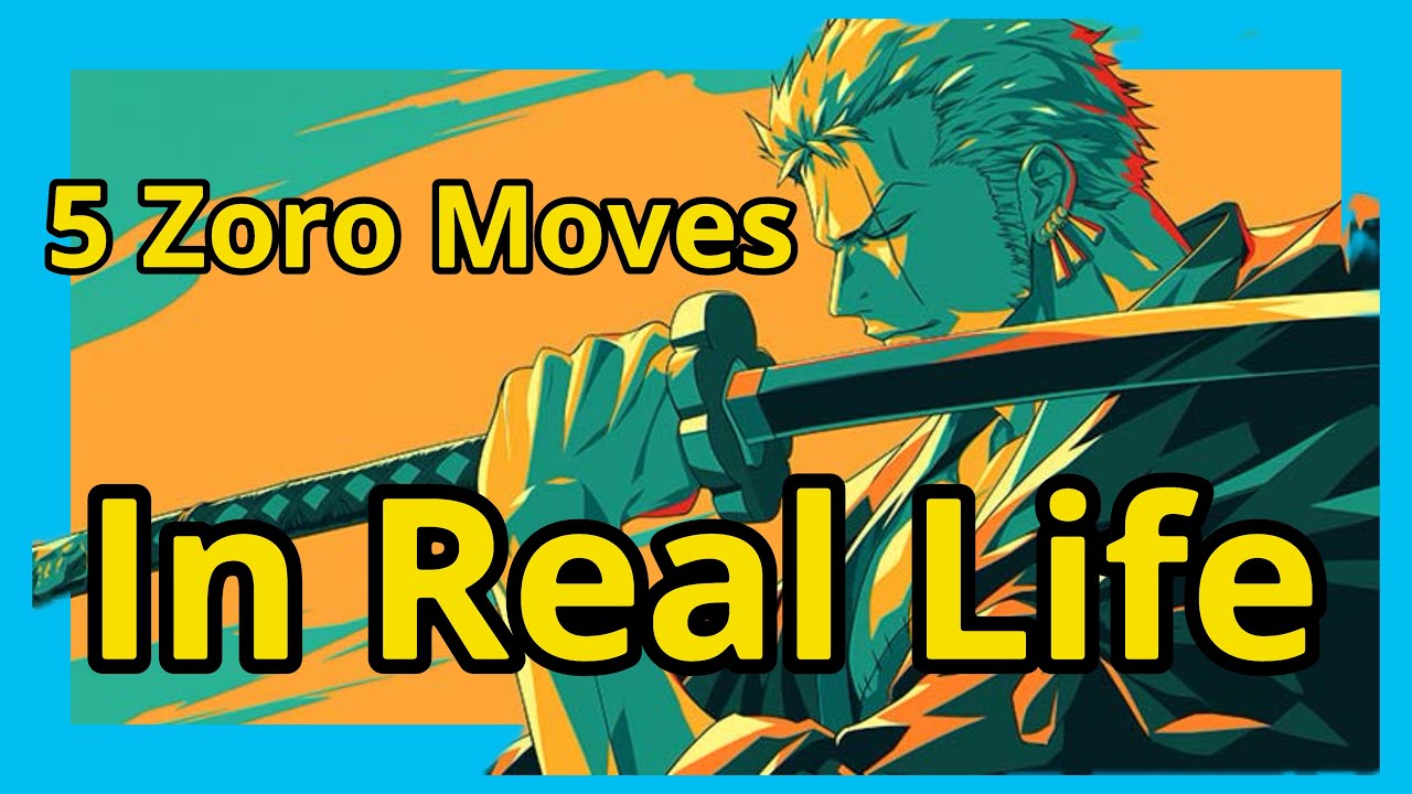 5 Anime Moves You Can Do In Your Backyard | Roronoa Zoro Moves In Real Life
