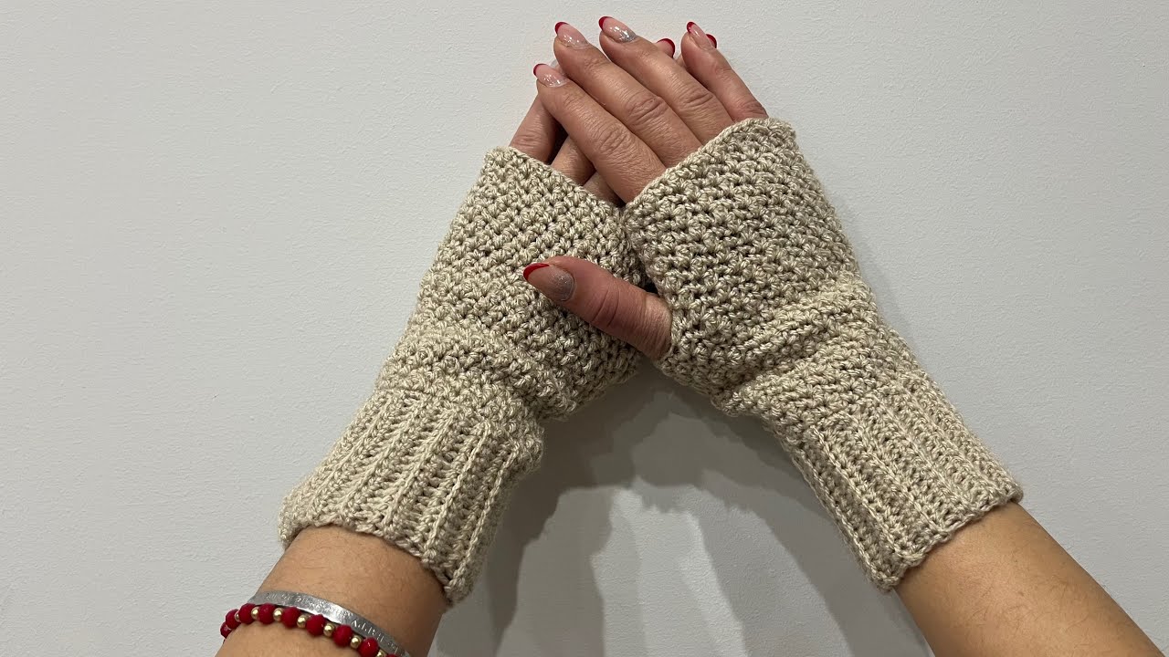 Guanti scaldamani ad uncinetto - Donna - Abbigliamento - di Lorila | su