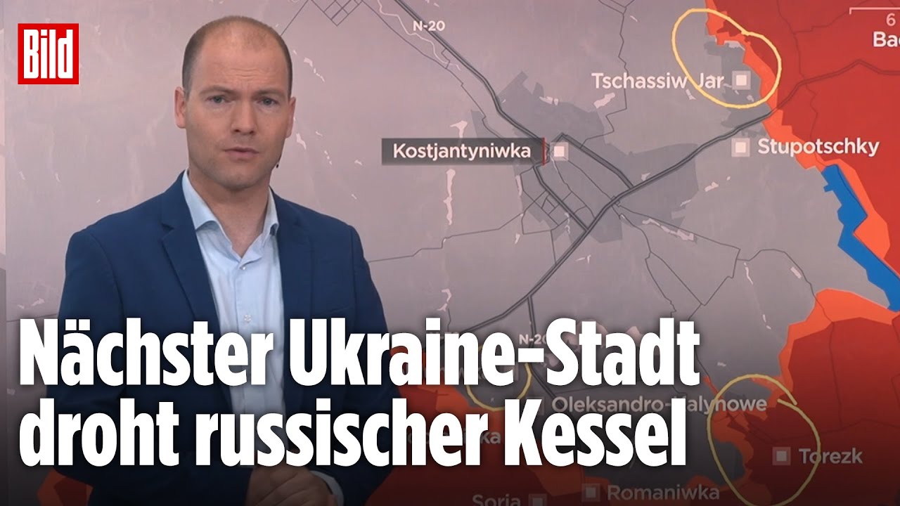 Ukraine sprengt riesiges Munitionsdepot | BILD-Lagezentrum