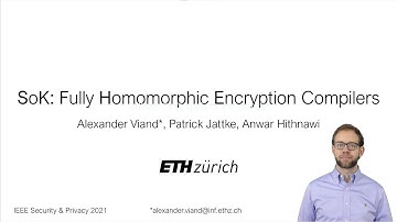 SoK Fully Homomorphic Encryption Compilers (Talk)