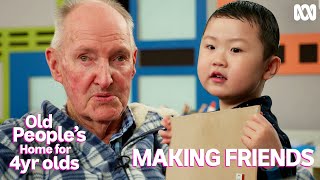 How George was able to connect with the 4 year olds | Old People's Home For 4 Year Olds