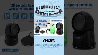 🔍 YHD-9600DB-PRO Wireless Charging Bluetooth 2D Desktop Barcode Scanner