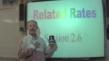 Section 2.6: Related Rates