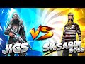 JIGS Vs Sk Sabir Boss🔥||Battle Of The Best ||One Vs One Challenge⚡️||Boss Vs Boss♥️🇮🇳
