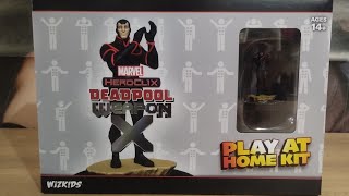 HeroClix - Unboxing Play-at-Home Kits Deadpool Weapon X - Multiple Man - merci @WizKidsOfficial