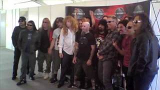 Anthrax, Megadeth, Slayer &amp; Metallica. The Big 4 shoot!.m4v