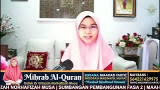 MIHRAB AL-QURAN : SAMBUNGAN BACAAN AL-QURAN