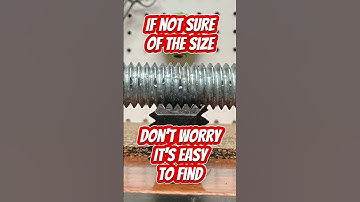 NICHOLSON Thread File Demonstration 💪😎👍 Stoney’s Tool Tip of the Week! #shorts #tooltips #tools