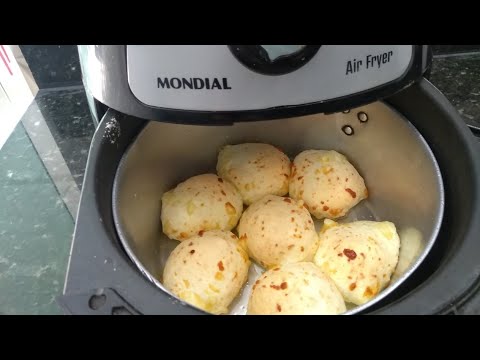 PÃO DE QUEIJO TRÊS INGREDIENTES NA AIRFRYER.