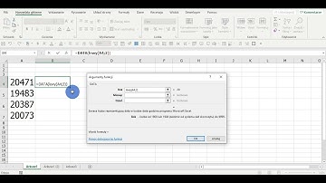 DATA - funkcja, która z pojedynczych liczb zrobi datę