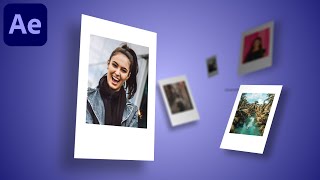 Camera Fly Trough Picture Animation in After Effects - After Effects Tutorial | Text Reveal