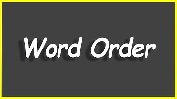 Python Programs #78: Word Order