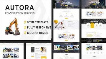 Autora - Construction Business HTML Template | Themeforest Website Templates and Themes