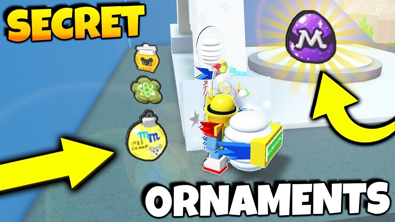 ALL *NEW* SECRET ORNAMENTS & MYTHICAL EGG IN BEE SWARM ...