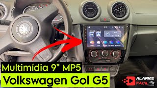 Multimedia Installation for Volkswagen Gol G5 ☑️ 9” MP5 Model