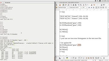 CERN ROOT tutorial for beginners  -- 1. File I/O (TFile Class)