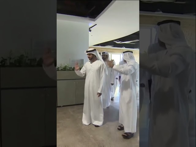 Sheikh Hamdan فزاع Fazza Dubai Crown Prince & Sheikh Maktoum With Officials #fazza #faz3 #shorts class=