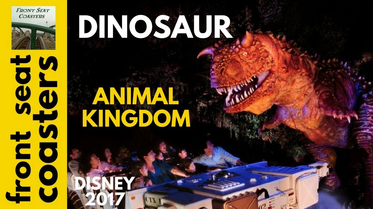 Dinosaur POV HD On-Ride Animal Kingdom Disney World 2017 - NOT OUR DINO! rollercoaster bleachers