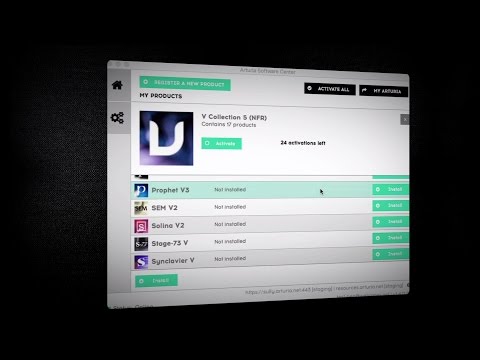 V Collection 5.3 Update: Arturia Software Center