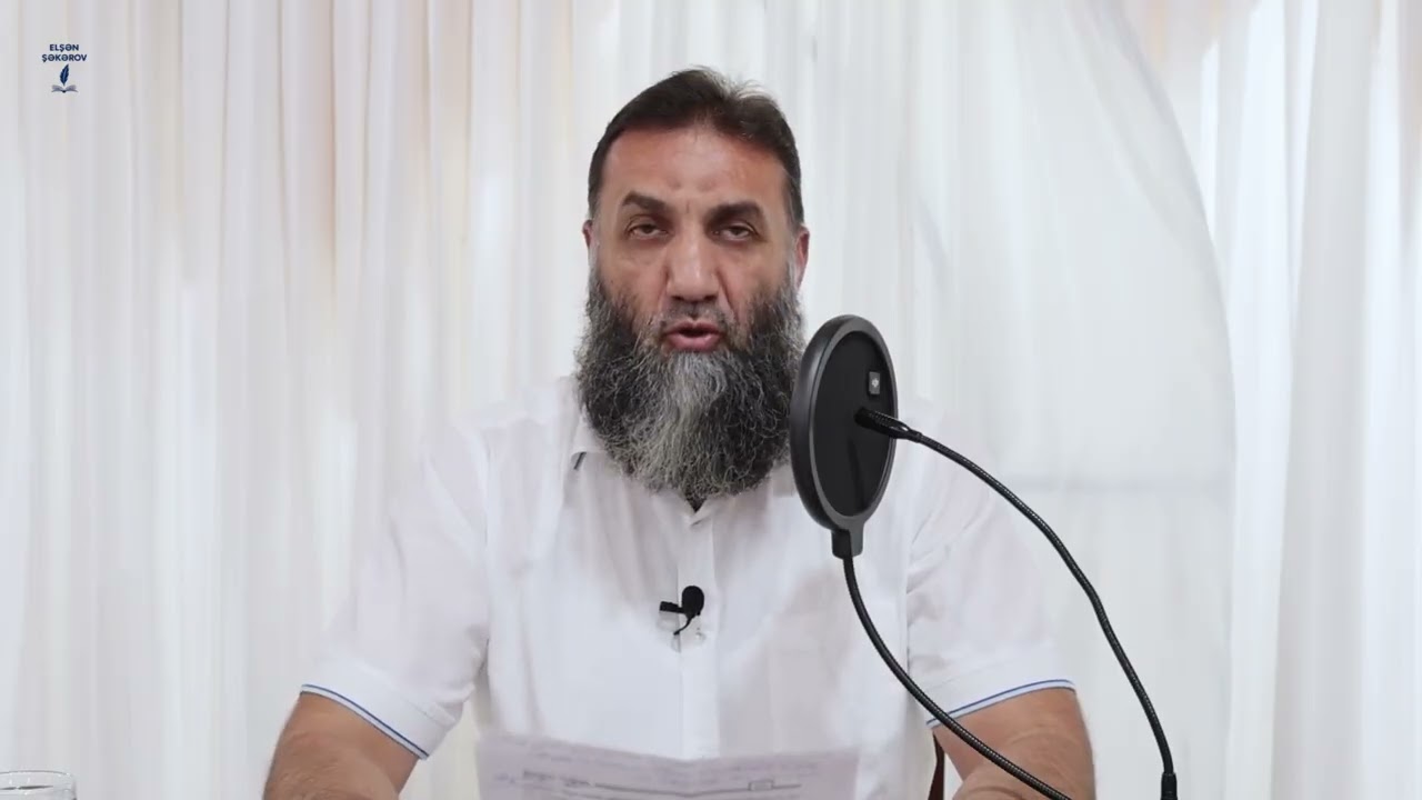 28. Riyadus Salihin. Allahın imtahan etdiyi 3 kişi _ Elşən Şəkərov