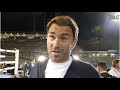 EDDIE HEARN IMMEDIATE REACTION TO LOPEZ-HANEY BEEF, MIKEY GARCIA LOSS, OKOLIE-BRIEDIS, EUBANK,CANELO