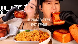 how different mukbangers eat spam.