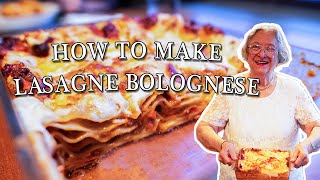 Lasagne Bolognese | Kitchen on the Cliff with Giovanna Bellia LaMarca