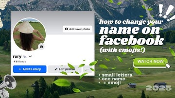 how to change your name on facebook (with emojis!) | RPW tutorials
