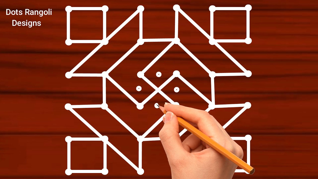 7 Beautiful daily rangoli designs ♥️ New viral rangoli designs ♥️ small muggulu daily rangoli design