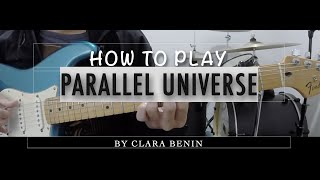 Clara Benin - Parallel Universe - Guitar Tutorial Part 2 - How to play Parallel Universe on guitar