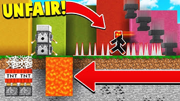 IF MINECRAFT WAS IMPOSSIBLE! (Unfair Minecraft)