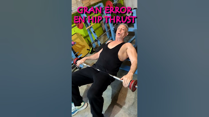 EVITA ESTO AL HACER HIP-THRUST