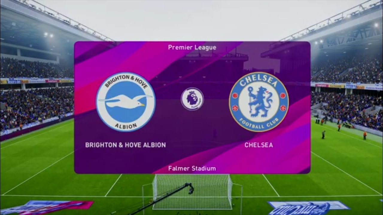 Brighton vs Chelsea | PES 20 Premier League Live Gameplay - YouTube