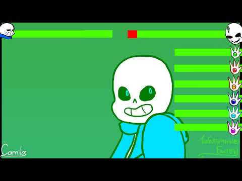 glithtale-frisk-and-sans-vs-gaster-|-tabular-battle-(healthbars)