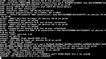 FreeBSD 12.1 first boot on Lenovo ThinkPad T450 for installation
