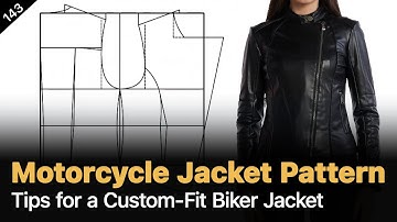 How to Create a Custom-Fit Motorcycle Jacket Body Pattern from Scratch