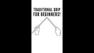 How I Teach Traditional Grip To A New Drum Student.