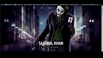 Creative Designer & Director Portfolio Website with Html CSS & Particle JS Part #5