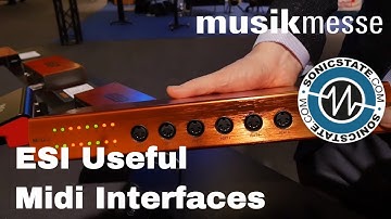 MESSE 2018: ESI - Very Useful MIDI Interfaces and More